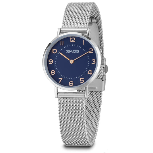 Reloj Duward Mujer Malla Milanesa Azul JO-D25115.05 - Relojería Joyería Orlando