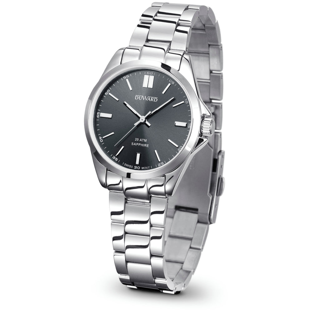 Reloj Duward Elegante Acero Movimiento Suizo (JO-D25318.06)