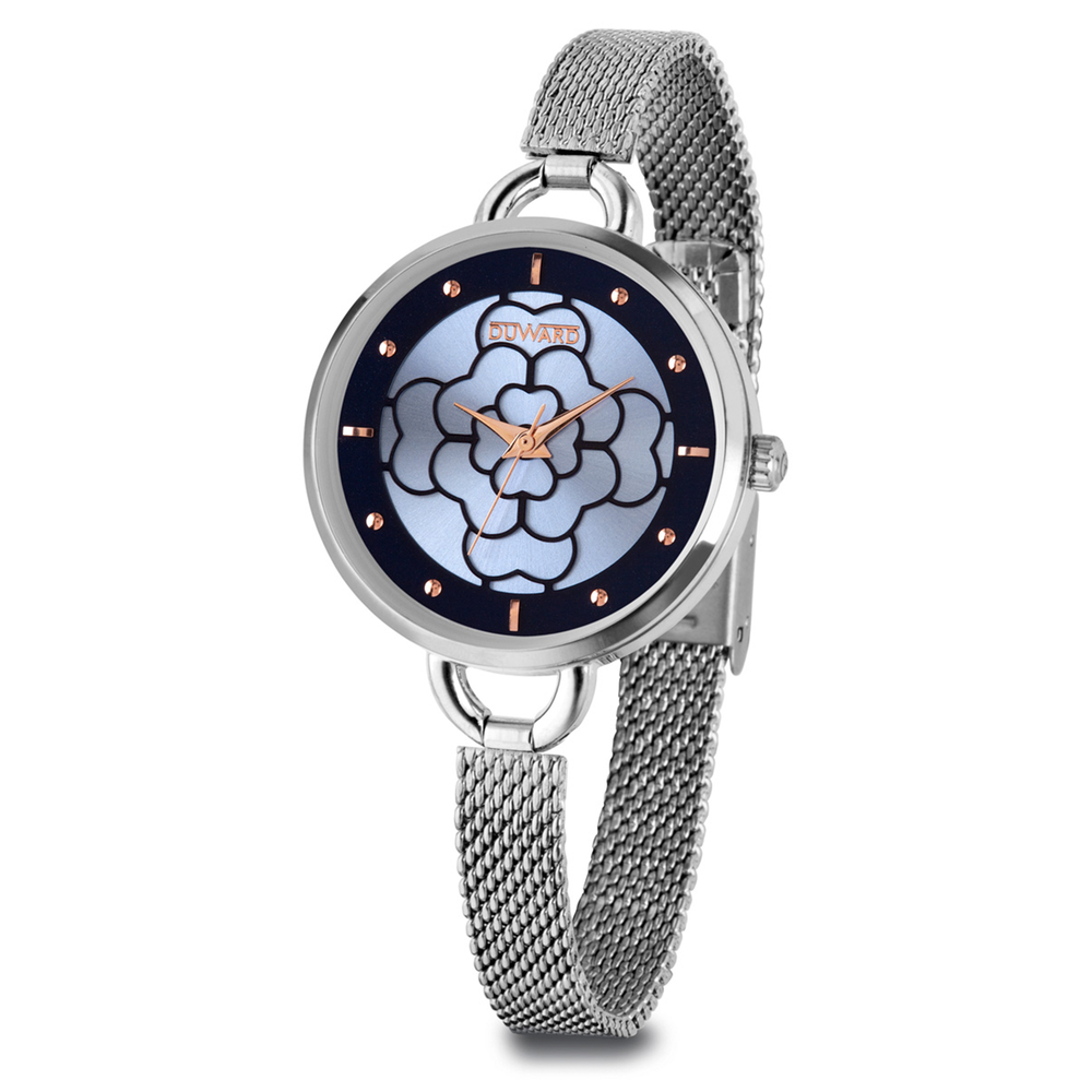 Reloj Duward Señora Acero y Rosado (D25349.05)