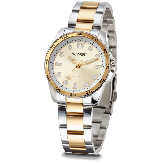 Reloj Duward Sport Mujer Bisel Rojo D25354.30 - Relojería Joyería Orlando