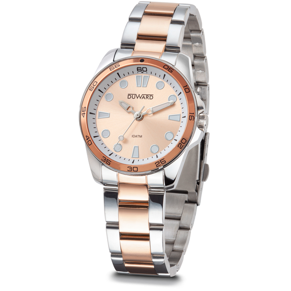 Reloj Duward Sport Mujer Bicolor JO-D25354.48 - Relojería Joyería Orlando