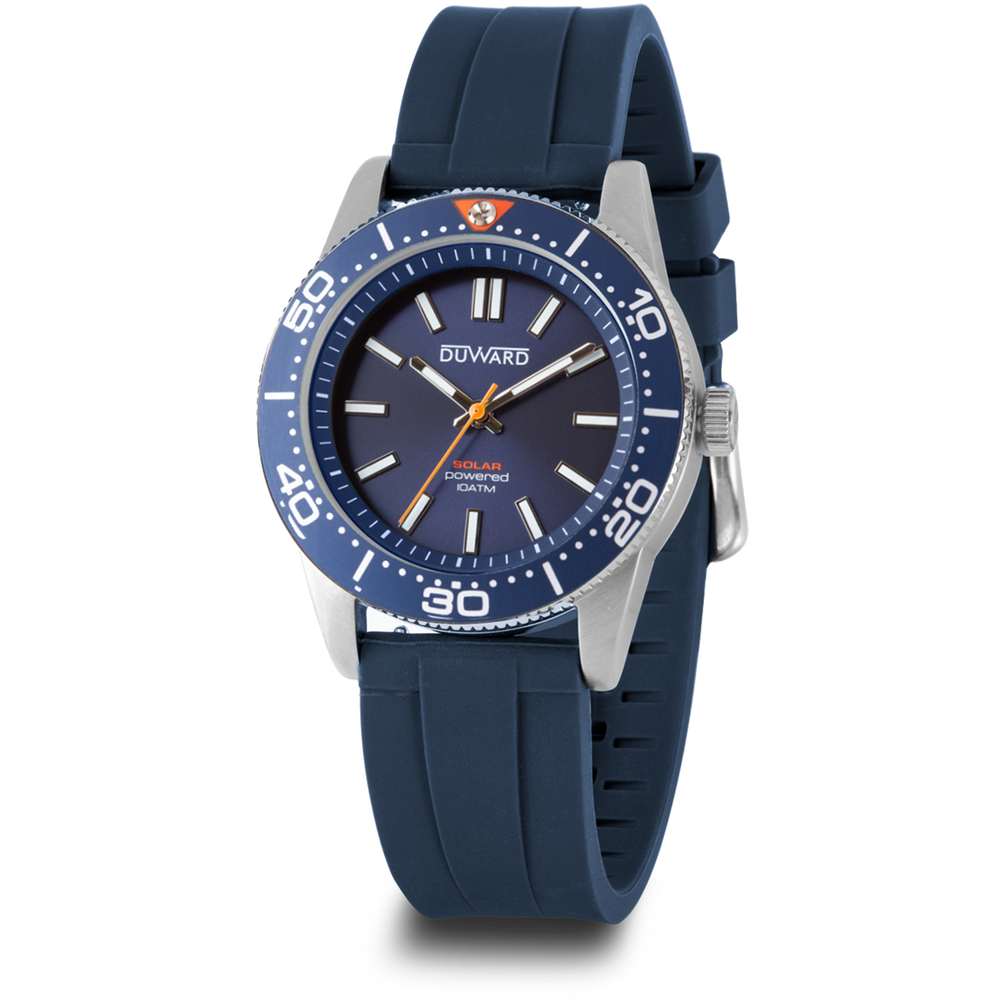 Reloj Duward Sport Solar Unisex Esfera Azul JO-D85345.05 - Relojería Joyería Orlando