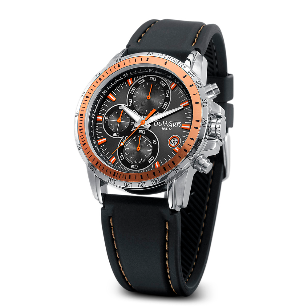 Reloj Duward Sport Cronógrafo Silicona JO-D85523.08 - Relojería Joyería Orlando