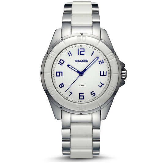 Reloj Duward Elegante Acero y Cerámica (D93023.15)