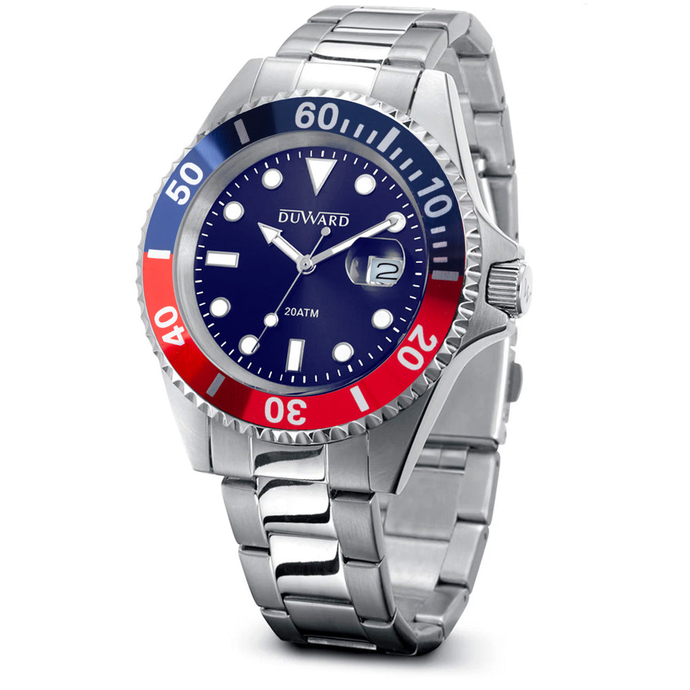 Reloj Duward Deportivo Bisel Azul y Rojo (D95428.06)