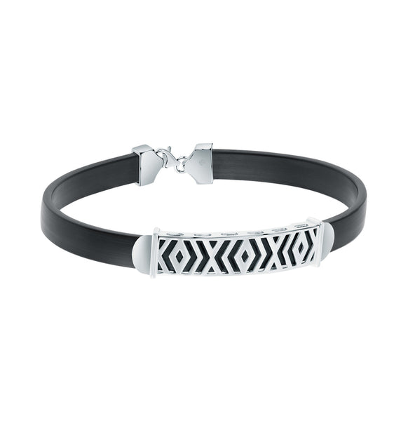 Pulsera Plata 925 Rodiada 19mm JO-DS1001.00