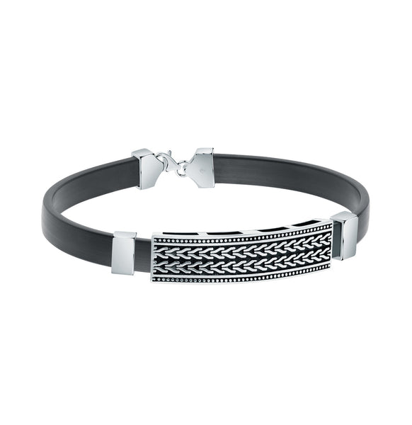 Pulsera Plata 925 Rodiada 19mm JO-DS1004.00