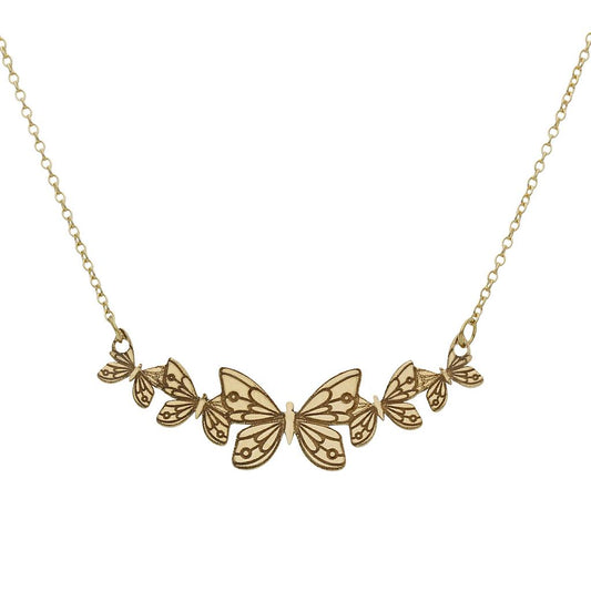 GARGANTILLA ORO 18KL MARIPOSAS