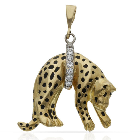 COLGANTE ORO 18KL PANTERA - 28X27MM