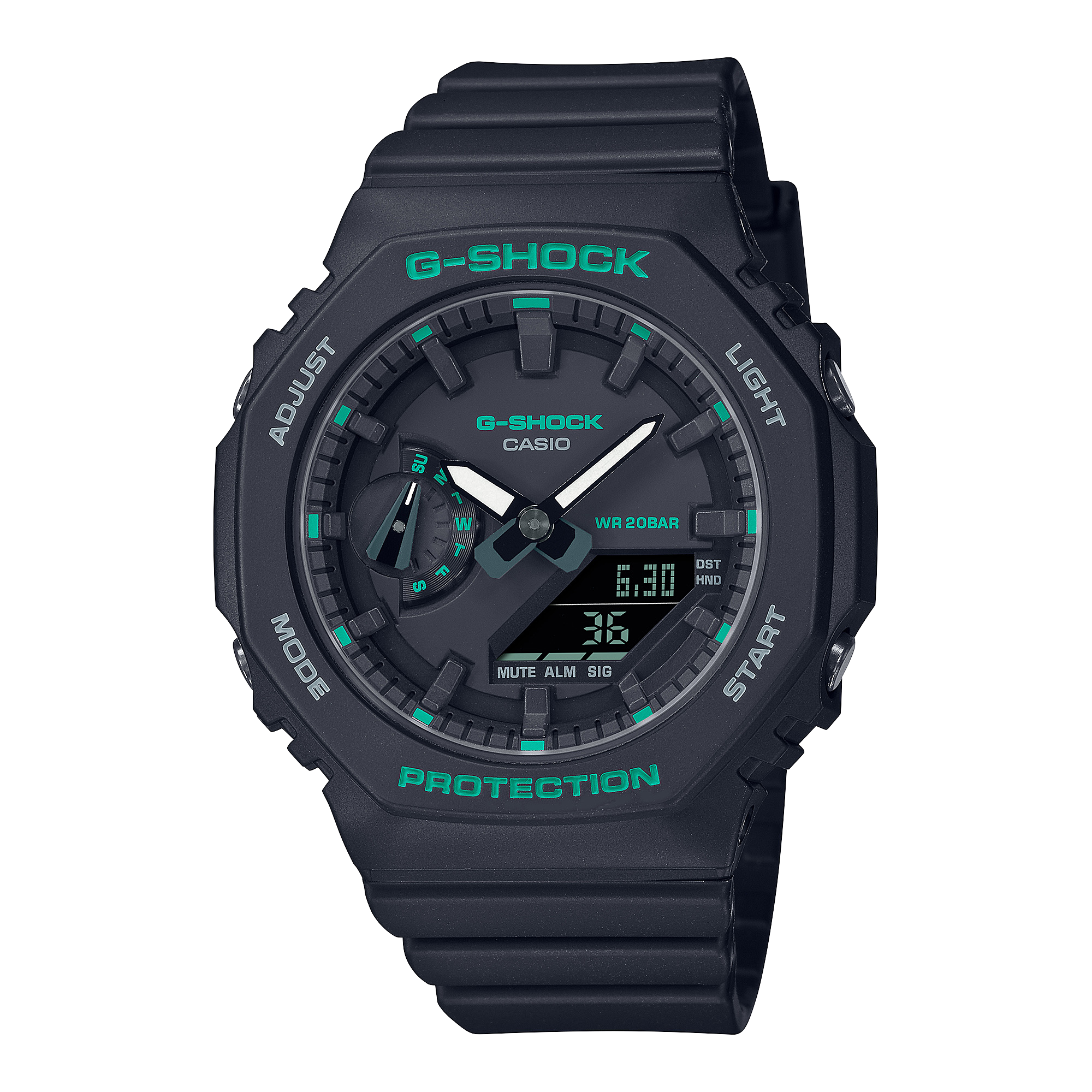 RELOJ NEGRO AZUL CLASSIC GMA-S2100GA-1A