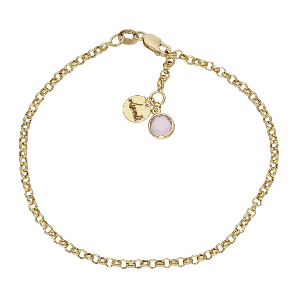 POLSERA LA MEVA HISTÒRIA OR 18KL 2.50MM - ROSA