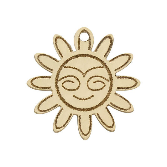 MI HISTORIA - ABALORIO ORO 18KL SOL