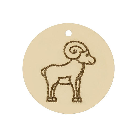 MI HISTORIA - ABALORIO ORO 18KL HOROSCOPO ARIES