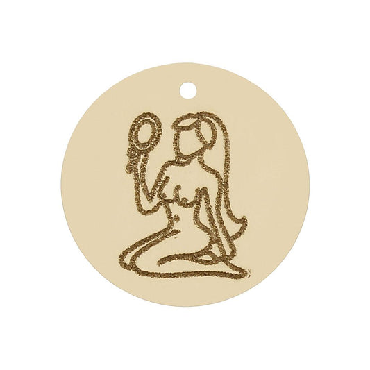 MI HISTORIA - ABALORIO ORO 18KL HOROSCOPO VIRGO