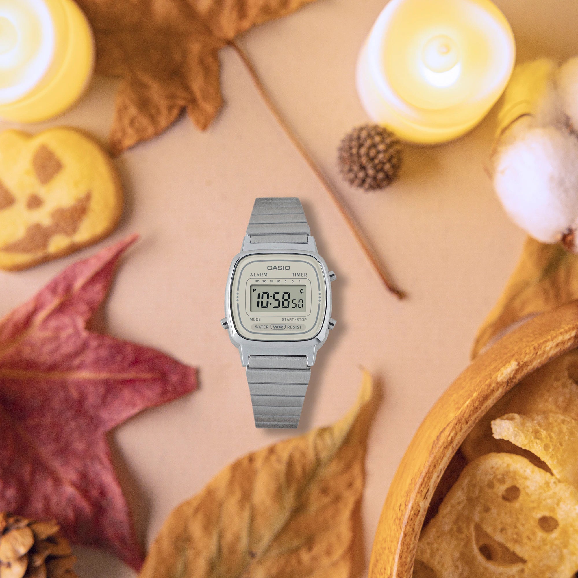Rellotge Casio Vintage Platejat Dial Gris - JO-LA670WEA-8AEF