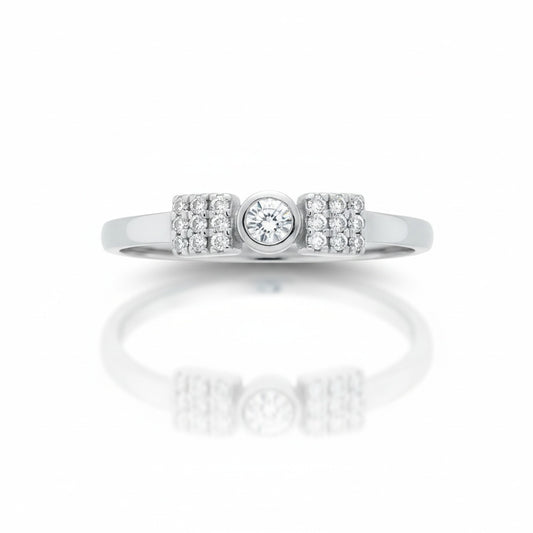 SORTILLA OR BLANC 18KL DIAMANTS - STOCK