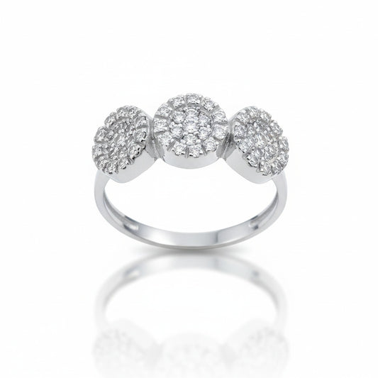 SORTILLA OR BLANC 18KL DIAMANTS - STOCK