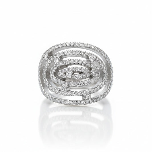 SORTILLA OR BLANC 18KL DIAMANTS - STOCK