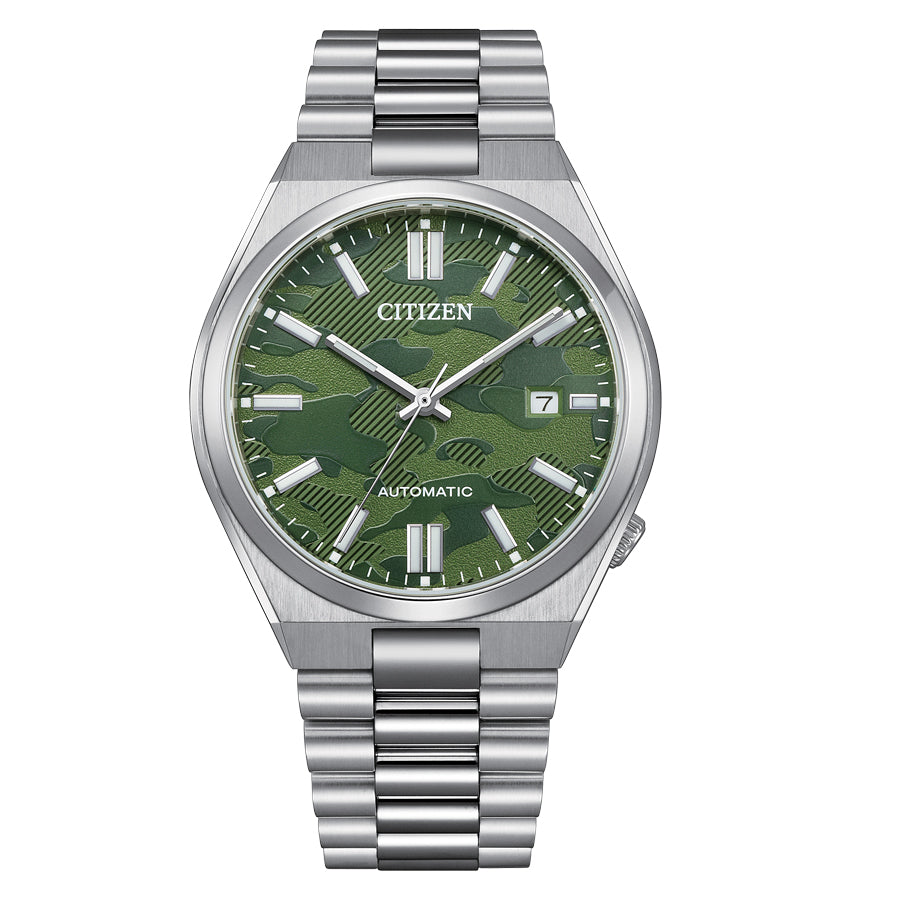 Citizen Mecánico Tsuyosa Verde Militar JO-NJ0159-86X - Relojería Joyería Orlando