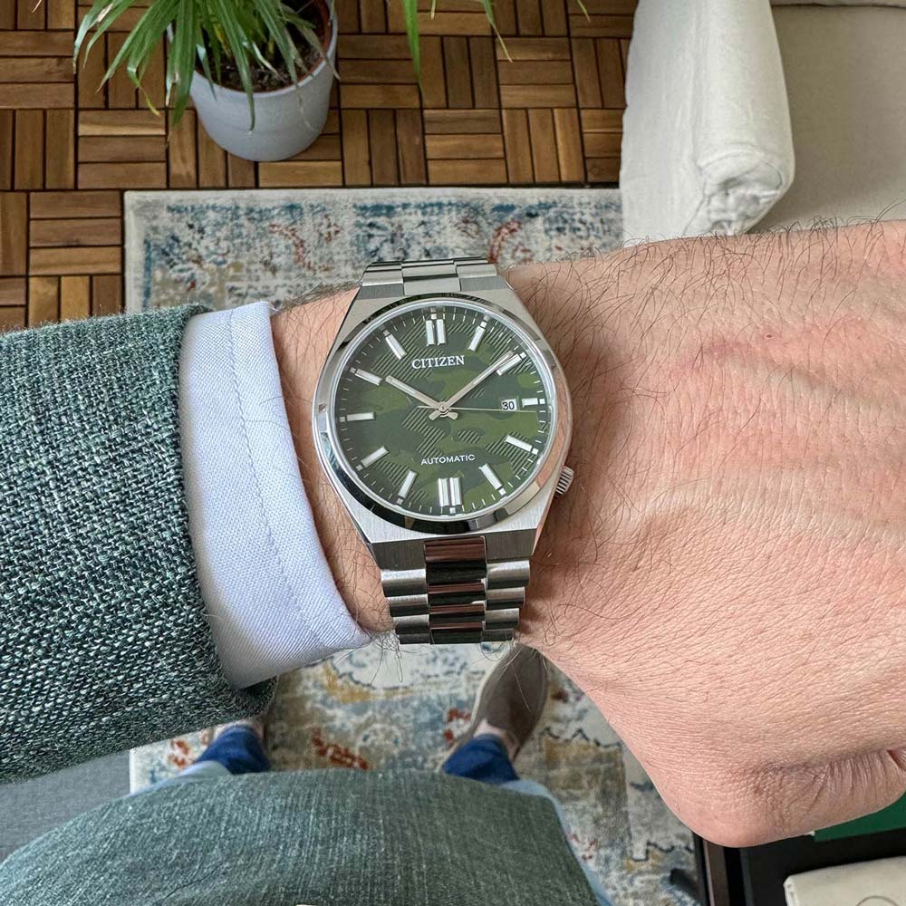 Citizen Mecánico Tsuyosa Verde Militar JO-NJ0159-86X - Relojería Joyería Orlando