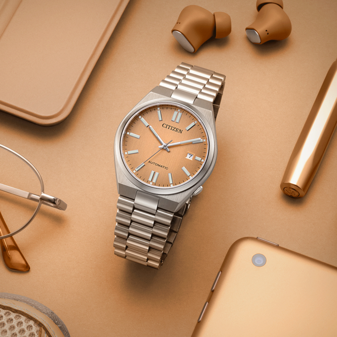 Citizen Mecánico Tsuyosa Marron JO-NJ0159-86Z - Relojería Joyería Orlando