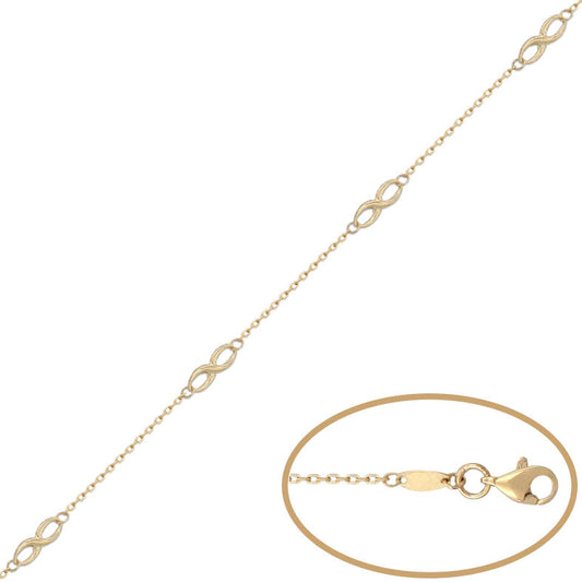 PULSERA ORO 18KL - 4 INFINITOS