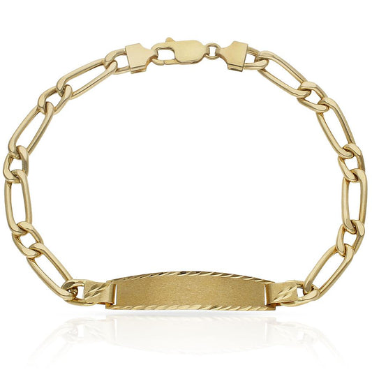 PULSERA ORO 18KL 1x1 PLACA