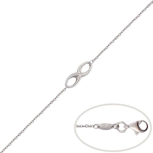 PULSERA ORO BLANCO 18KL INFINITO