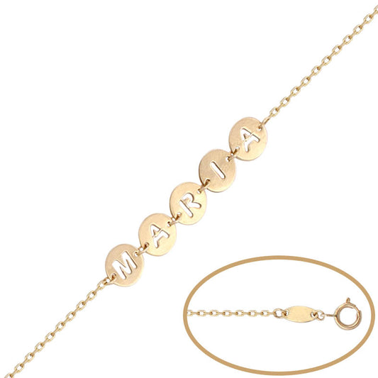 BRAÇALET OR 18KL CIRCULS NOM CALAT