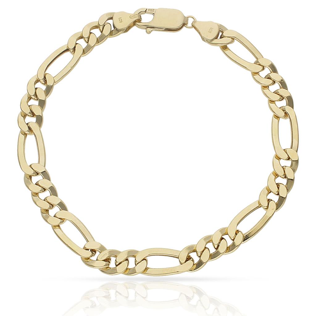 BRAÇALET OR 18KL 3x1 - 7MM