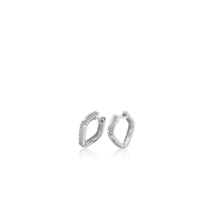 Pendientes aro diseño cuadrado JO-19571-A