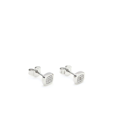 Pendientes pequeños brillantes cuadrados JO-16336-A