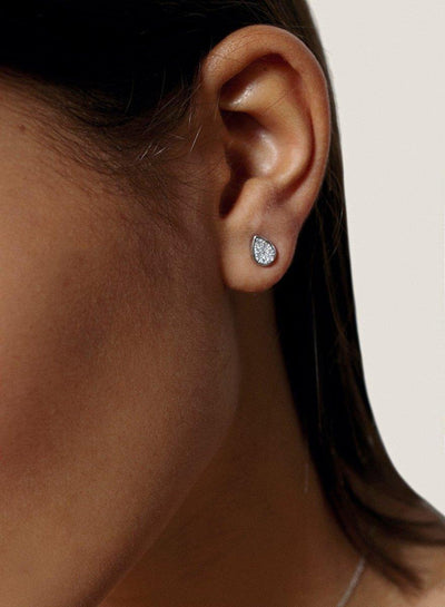 Pendientes pequeños motivo gota JO-16335-A