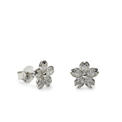 Pendientes pequeños forma flor JO-19935-A