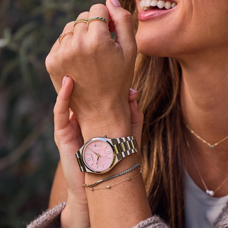 Citizen Mecánico JO-NJ0200-50Z Sport Rosa - Relojería Joyería Orlando