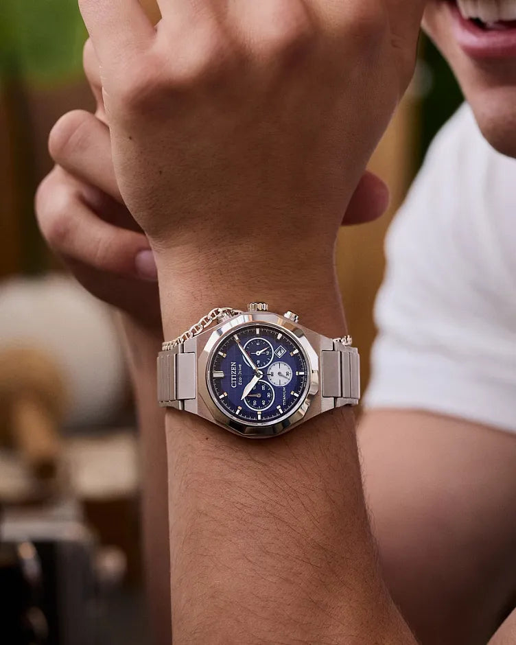 Reloj Citizen Caballero Chrono Super Titanium JO-CA4691-59L - Relojería Joyería Orlando