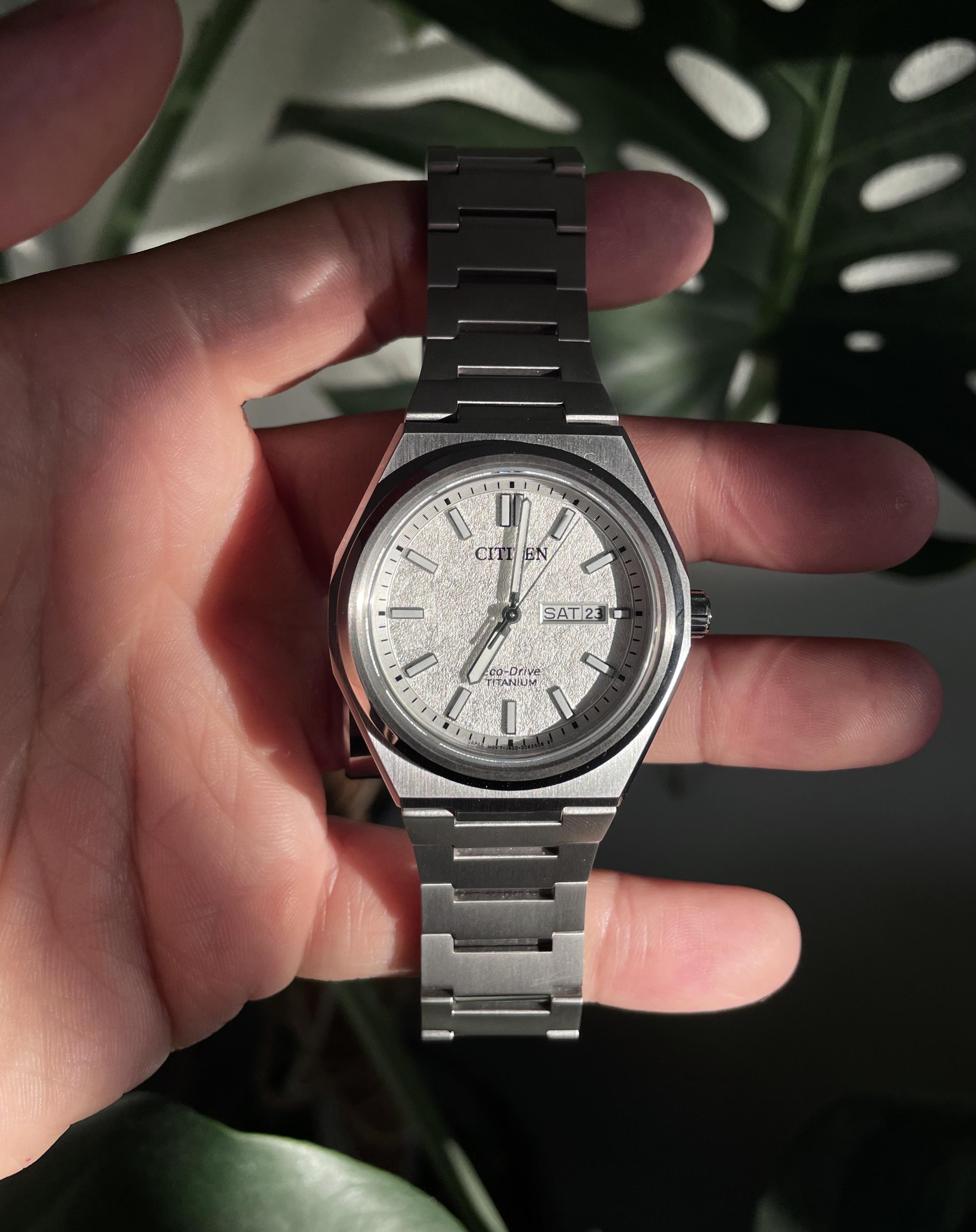Reloj Citizen Caballero 3 Agujas Super Titanium JO-AW0130-85A - Relojería Joyería Orlando