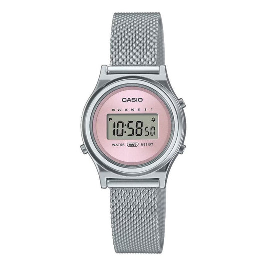 Rellotge Casio Vintage Malla Milanesa Rosa - JO-LA700WEM-4AEF