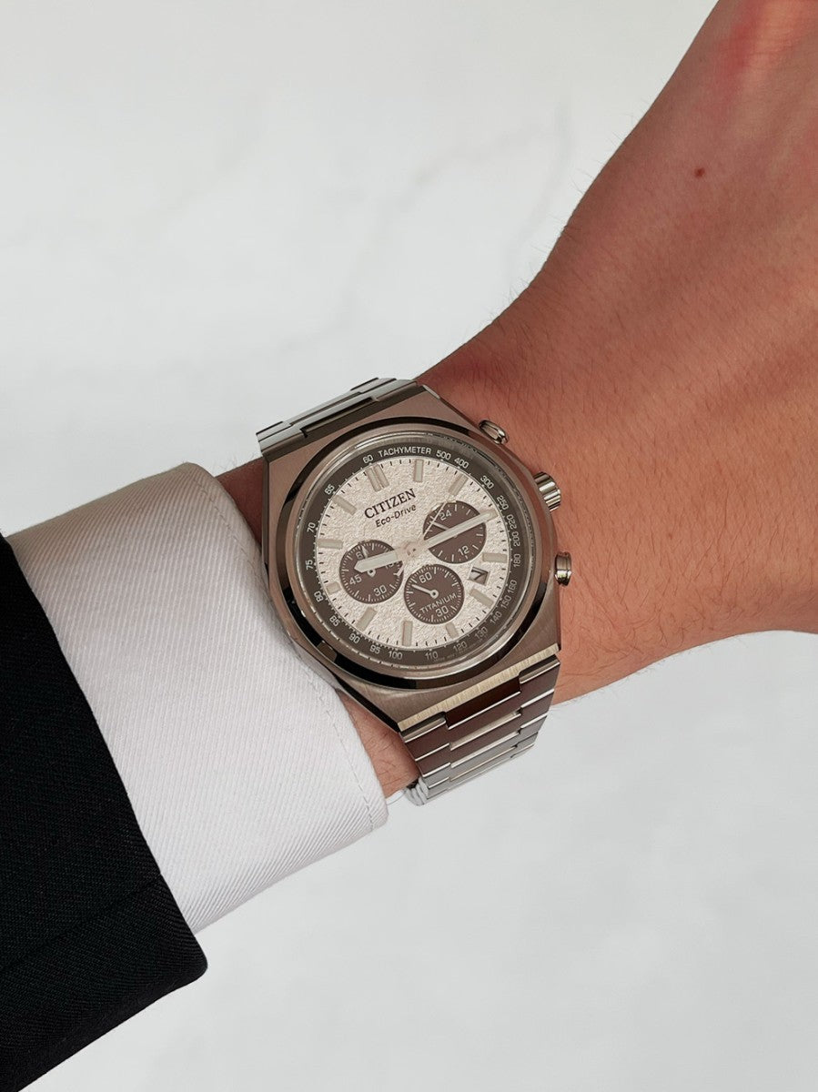 Reloj Citizen Caballero Chrono Super Titanium JO-CA4610-85A - Relojería Joyería Orlando