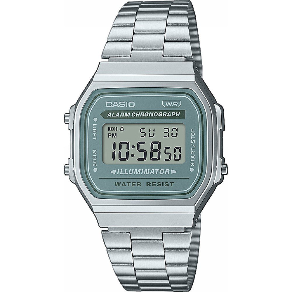 Reloj Casio Vintage  Dial Verde - JO- A168WA-3AYES