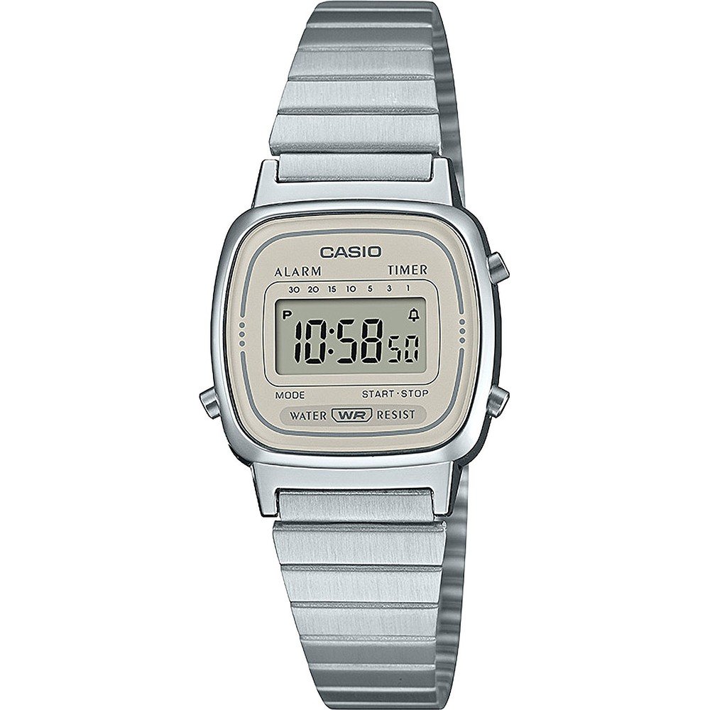 Rellotge Casio Vintage Platejat Dial Gris - JO-LA670WEA-8AEF