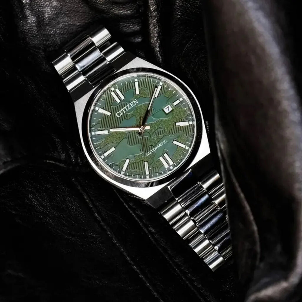 Citizen Mecánico Tsuyosa Verde Militar JO-NJ0159-86X - Relojería Joyería Orlando