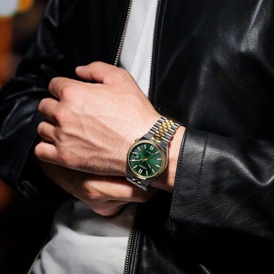 Citizen Mecánico JO-NK0024-54X Verde - Relojería Joyería Orlando