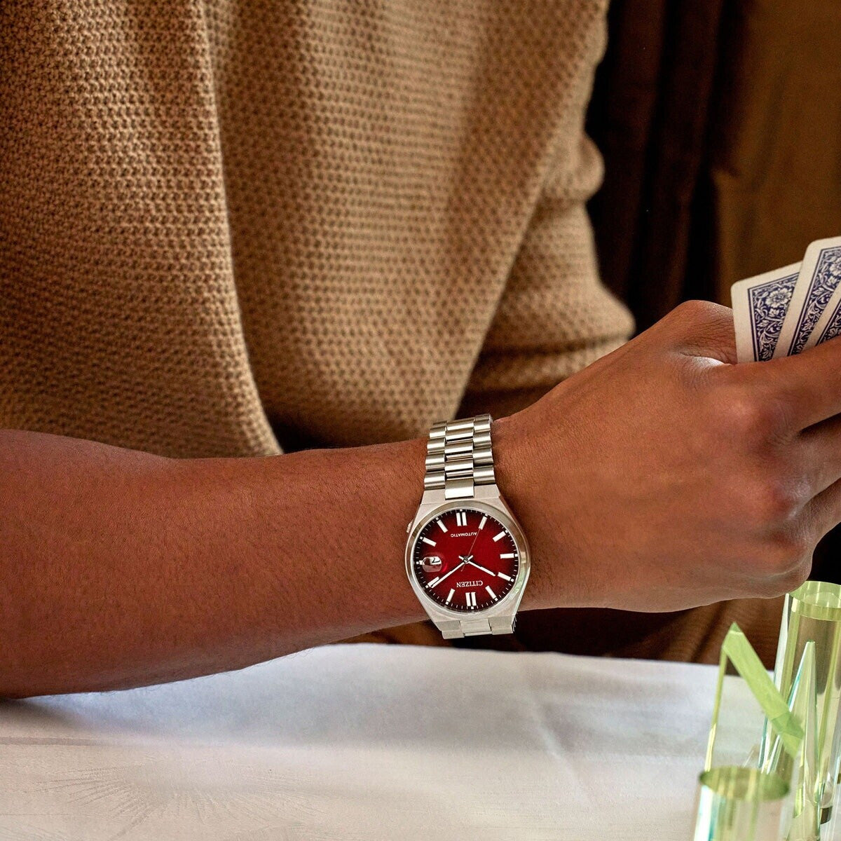 Citizen Mecánico Tsuyosa Roja JO-NJ0150-56W