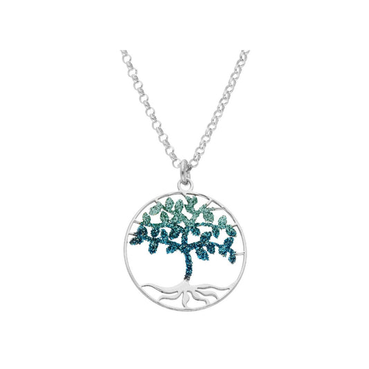 Colgante Árbol Vida Plata 2cm y 40+4cm - Relojería Joyería Orlando