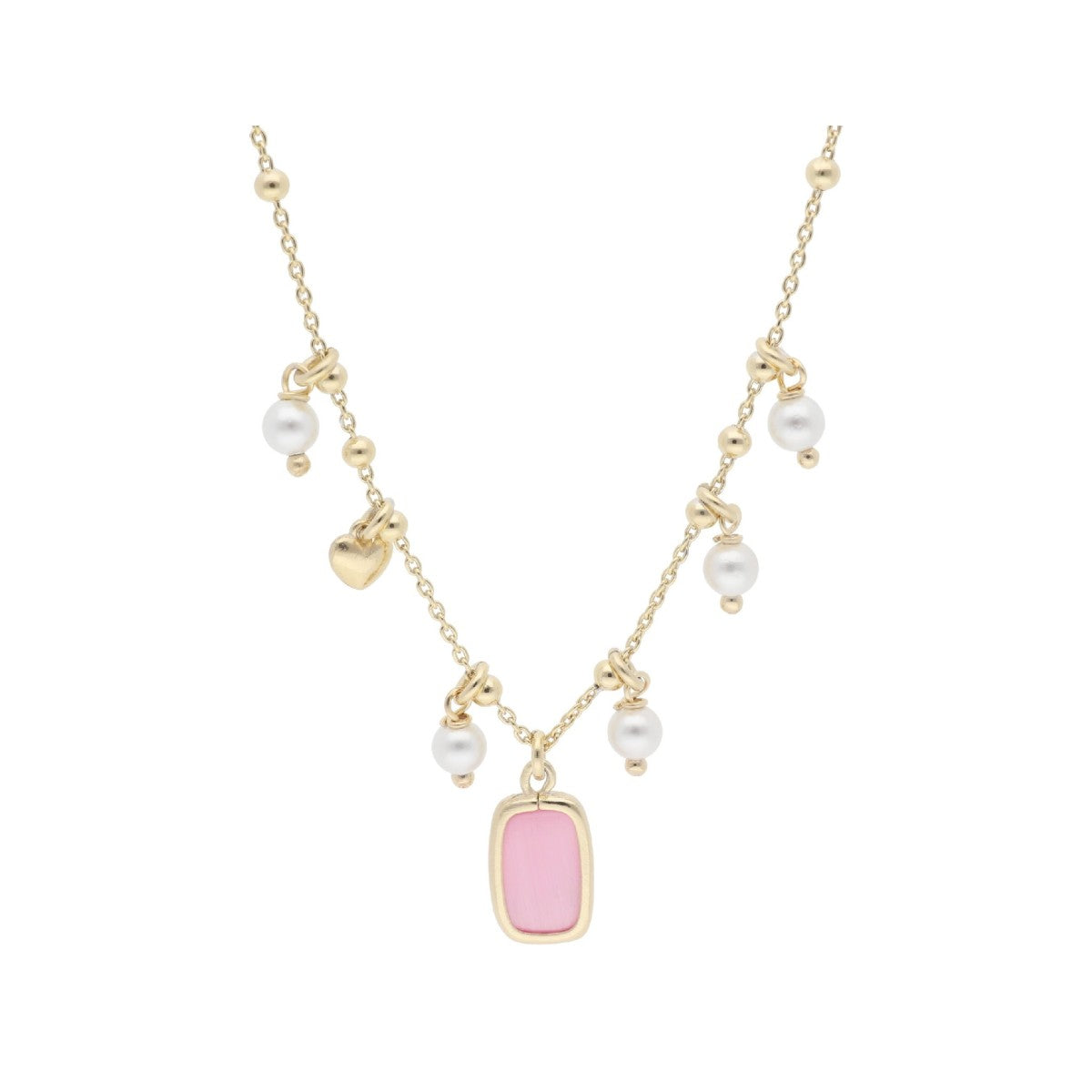 Collar Plata y Perlas LAF6562CL-DR - Relojería Joyería Orlando