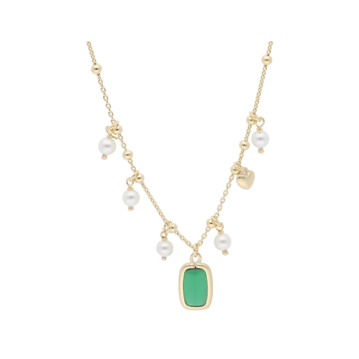 Collar Plata y Perlas JO-LAF6562CL-DV - Relojería Joyería Orlando