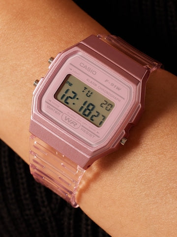 Reloj Casio Collection  Transparente Rosa - JO-F-91WS-4EF