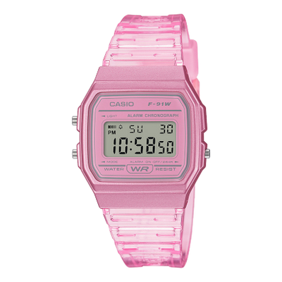 Reloj Casio Collection  Transparente Rosa - JO-F-91WS-4EF