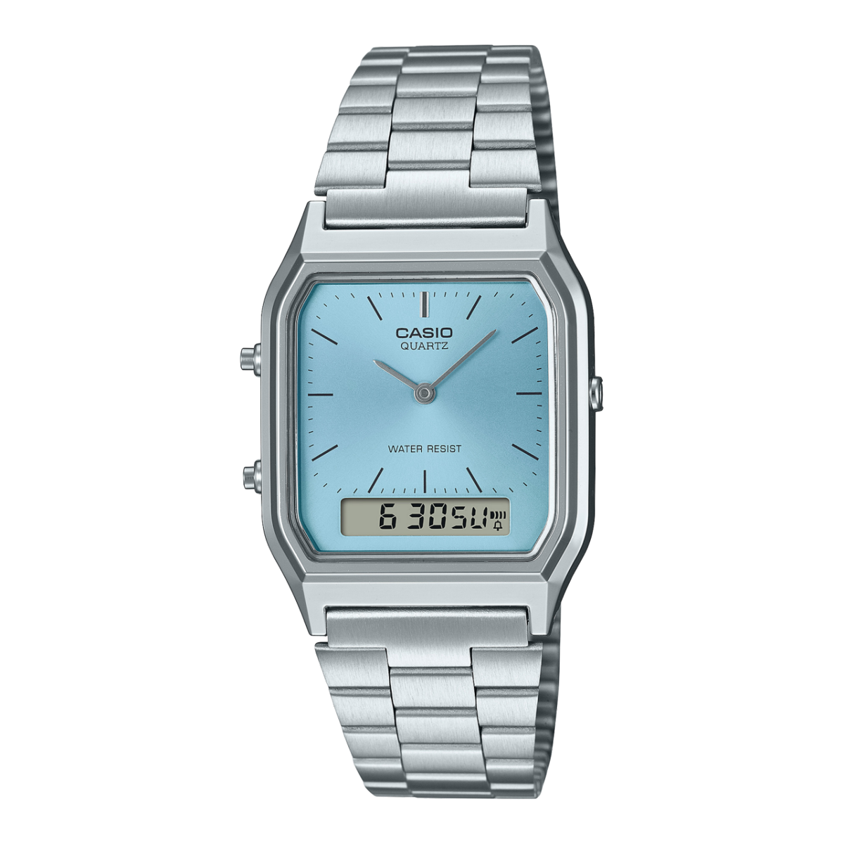 Reloj Casio Vintage  Ana-Digi Azul - JO-AQ-230A-2A1MQYES
